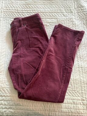 Bandolino Women's Straight Leg Stretchy Cords in Pink